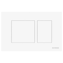 SCHWAB CERES double plaque de chasse, 246x159 mm, brillance blanche