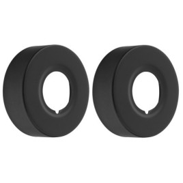 Rosette 60/24mm, hauteur 20mm, noir mat