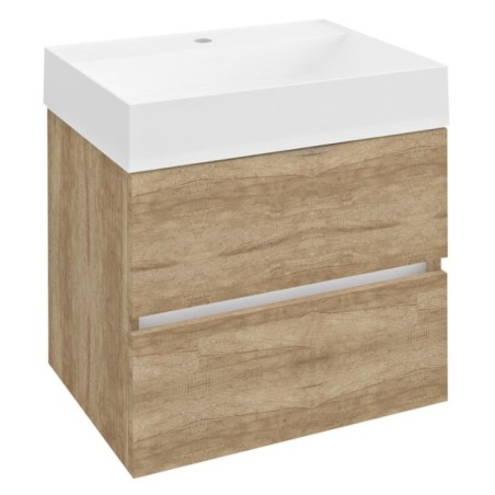 ODETTA Vanity Unit 57x50x43,5cm, chêne Alabama