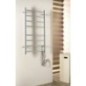 REDONDO radiateur de serviette électrique, rond, 500x900 mm, 75 W, acier inoxydable poli