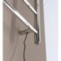 REDONDO radiateur de serviette électrique, rond, 500x900 mm, 75 W, acier inoxydable poli