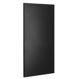 ENIS salle de bain radiant panneau de chauffage 600W, IP44, 590x1200 mm, noir mat