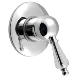 Sapho Kirké - Mitigeur encastré de douche, manette cristal, chrome KI41KC