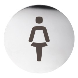 Y a un panneau de porte. 75mm, acier inoxydable poli