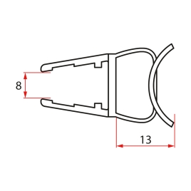 ALTIS BLACK verre/floor