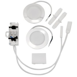 Set d'éclairage LED 2x2W, 4000K, 230V pour armoires à mirro KORIN, KAWA, ZOJA/KERAMIA FRESH