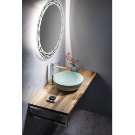 WOODY Countertop 1200x28x500mm, Solid Oak Natural
