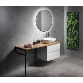 WOODY Countertop 1400x28x500mm, Solid Oak Natural