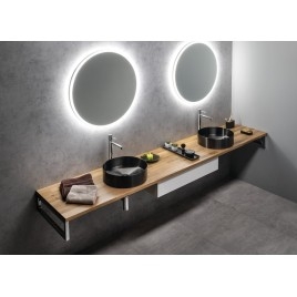 WOODY Countertop 2000x28x500mm, Solid Oak Natural