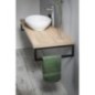 VEGA ensemble de meubles de salle de bain, largeur 97,5 cm, chêne platine