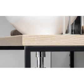 VEGA ensemble de meubles de salle de bain, largeur 97,5 cm, chêne platine