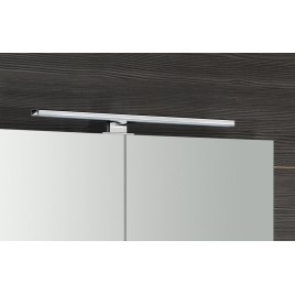Armoire miroir RIWA avec éclairage LED, 81x70x17cm, alabama de chêne