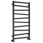 Radiateur de salle de bain ZIG 600x1096 mm, noir mat