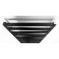 Radiateur de salle de bain ZIG 600x1096 mm, noir mat