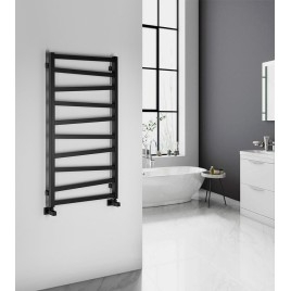 Radiateur de salle de bain ZIG 600x1096 mm, noir mat