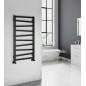 Radiateur de salle de bain ZIG 600x1096 mm, noir mat