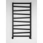 Radiateur de salle de bain ZIG 600x1096 mm, noir mat