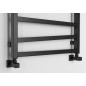 Radiateur de salle de bain ZIG 600x1096 mm, noir mat