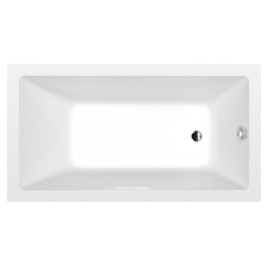 Baignoire Rectangulaire NOEMI 160x80x39cm, Blanc