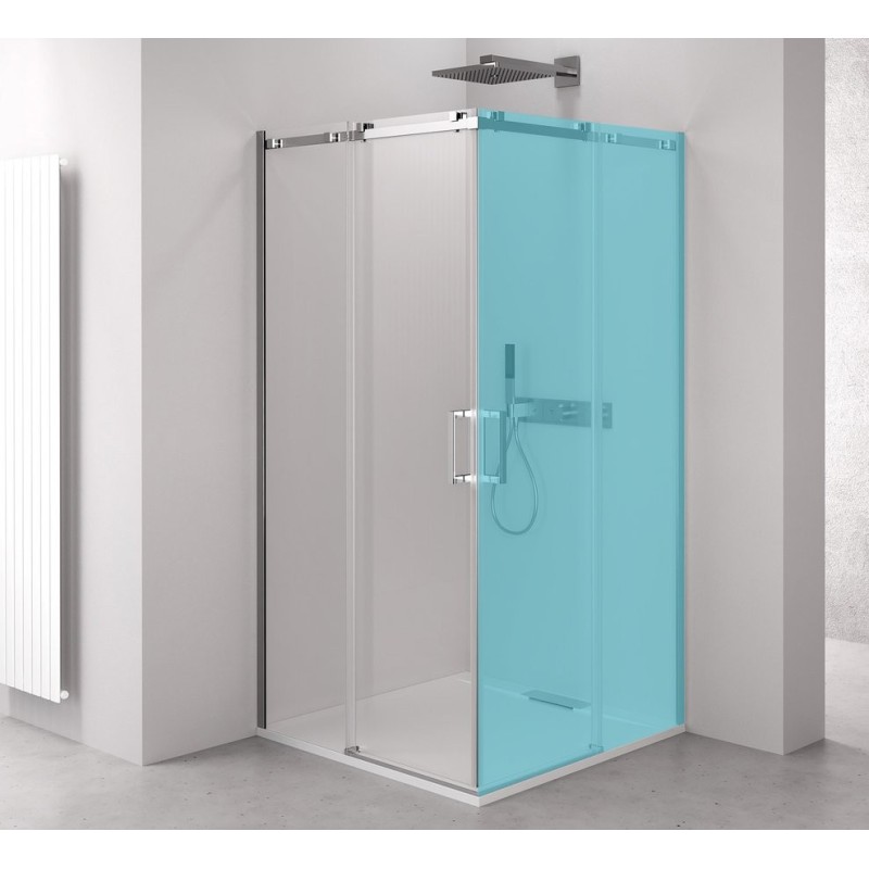 THRON COMPONENT Porte de douche 1000 mm, verre clair