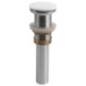 THIN washbasin waste 5/4", click-clack, Rockstone, blanc mat