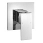 LATUS Robinet en béton pour pulvérisation Bidet, 1 sortie, chrome