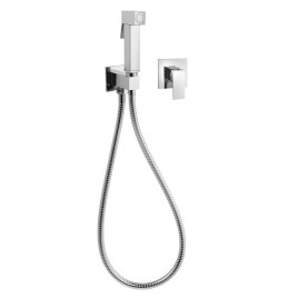 LATUS Robinet en béton pour pulvérisation Bidet, 1 sortie, chrome