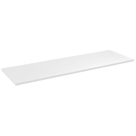 CIRASA Countertop DTDL 141,1x1,8x46,5cm, blanc brillant