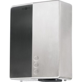 Sèche-main électrique sans toucher EVO 220-240V, 2050W, 218x284x102 mm, en acier inoxydable brossé
