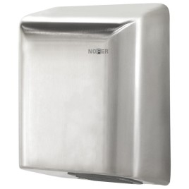 Sèche-main électrique sans contact 220-240V, 2050W, 253x323x152 mm, en acier inoxydable brossé