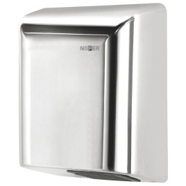 Sèche-main électrique sans contact 220-240V, 2050W, 253x323x152 mm, acier inoxydable poli