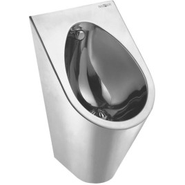Urinal avec eau couverte 360x600x395 mm, acier inoxydable brossé