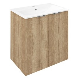 CIRASA Vanity Unit 58x64x39cm, 2x door, Oak Alabama