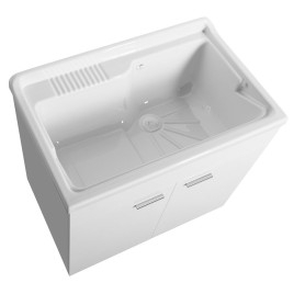 Couvercle en plastique avec armoire 80x50 cm, Trap inclus