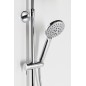 Panneau de douche FARRAO avec mélangeur et robinet de remplissage, chrome
