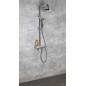 Panneau de douche FARRAO avec mélangeur et robinet de remplissage, chrome