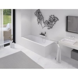 Bain rectangulaire LILY 170x70x39cm, Blanc