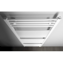 Radiateur salle de bain DIRECT avec connexion latérale 450x1320 mm, blanc