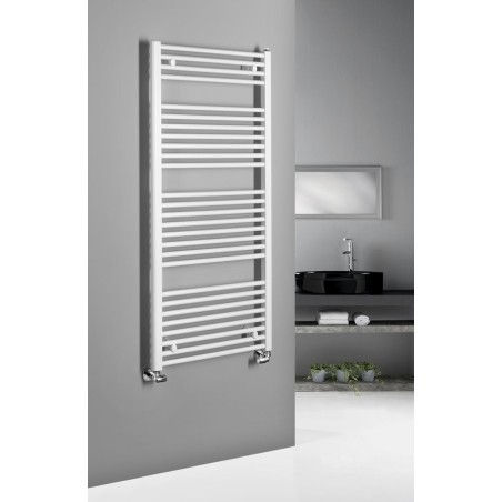 Radiateur salle de bain DIRECT avec connexion latérale 600x1320 mm, blanc
