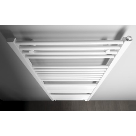 Radiateur salle de bain DIRECT avec raccord latéral 750x1320 mm, blanc