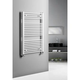 Radiateur de salle de bain DIRECT avec raccord latéral 600x960 mm, blanc