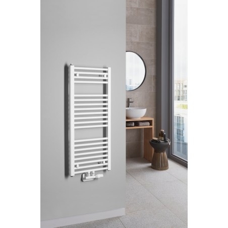 Radiateur salle de bain DIRECT avec connexion centrale 450x960 mm, blanc