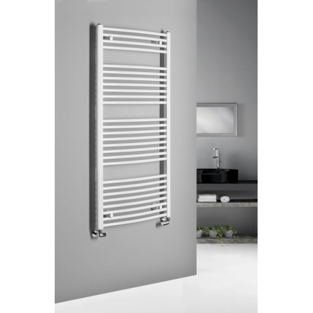 Radiateur de salle de bain ORBIT avec connexion latérale 600x1320 mm, blanc