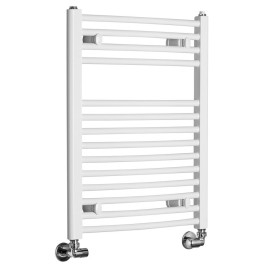 Radiateur salle de bain ORBIT avec connexion latérale 500x640 mm, blanc