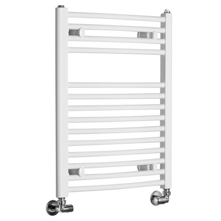 Radiateur salle de bain ORBIT avec connexion latérale 500x640 mm, blanc