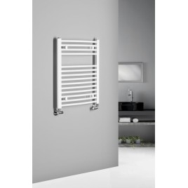 Radiateur salle de bain ORBIT avec connexion latérale 500x640 mm, blanc