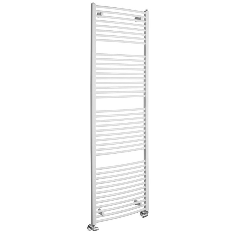 Radiateur de salle de bain ORBIT avec connexion latérale 600x1850 mm, blanc