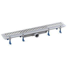 Eau de sol avec grille en acier inoxydable, L-710, DN50