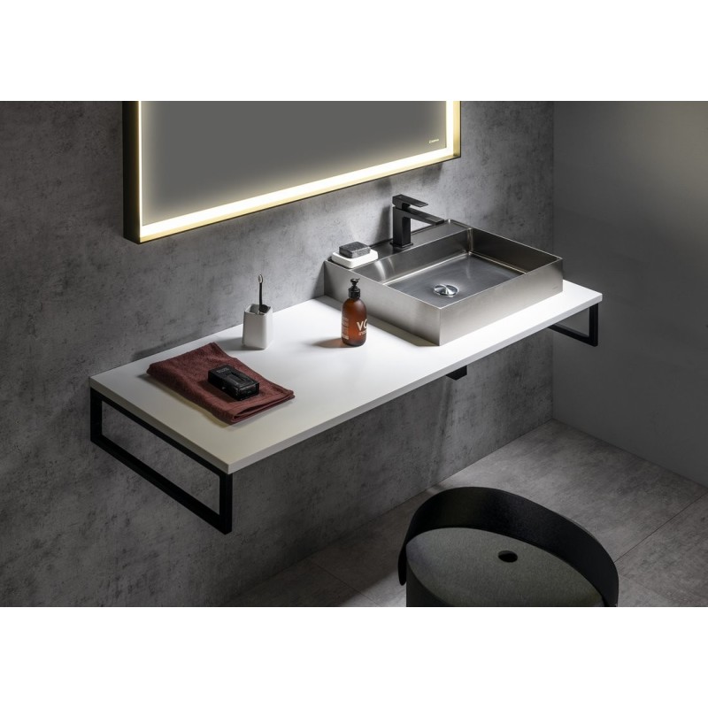 PLATO Planche rocheuse 1200x24x500mm, blanc mat