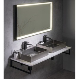 PLATO Rockstone board 2500x24x500mm, blanc mat